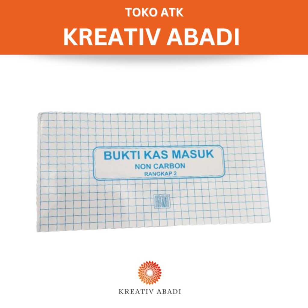 

Buku Bukti Kas Masuk Rangkap 2 NCR