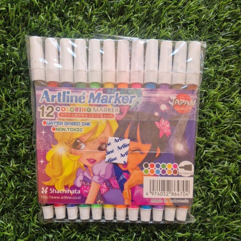 

spidol set artline isi 12