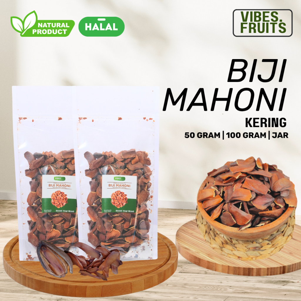

Biji Mahoni Kulit Kering Premium 50gr 100gr / Mahoni Kering Alami Asli Kulit Herbal Rempah Premium