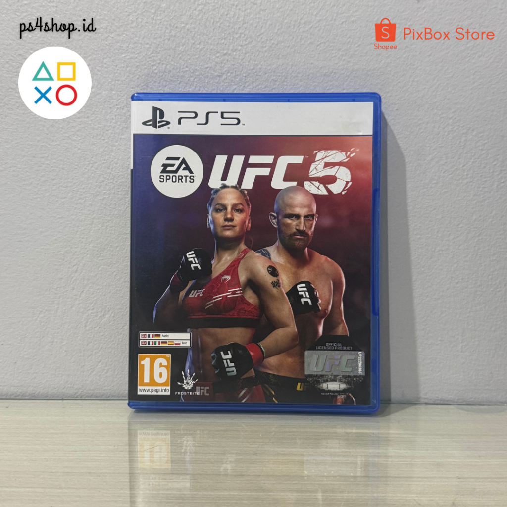BD Kaset PS5 UFC 5 Bekas Second Original | Game Fighting MMA UFC 5 Khabib McGregor PlayStation