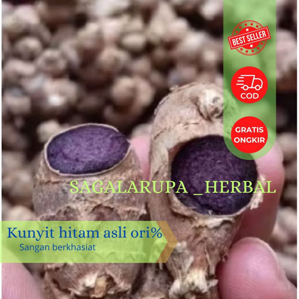 

KUNYIT HITAM ASLI ORIGINAL%NO TIPU TIPU NETTO 100 GR