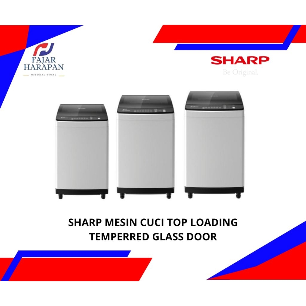 SHARP MESINCUCI TOP LOADING ES-M 8000/9000/1000 T-GG