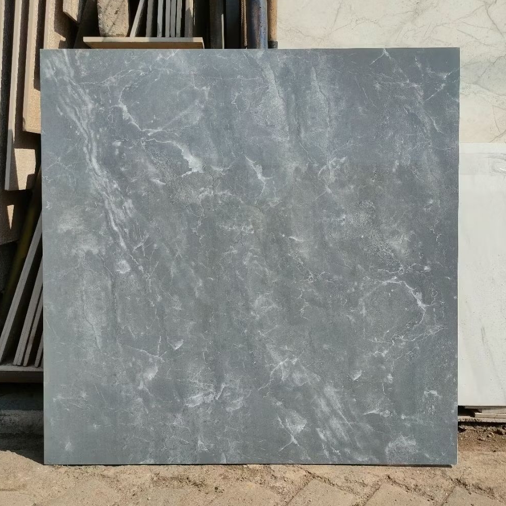 Granite Indogress 80x80 Black Alaska Glass Polish Motif Marmer