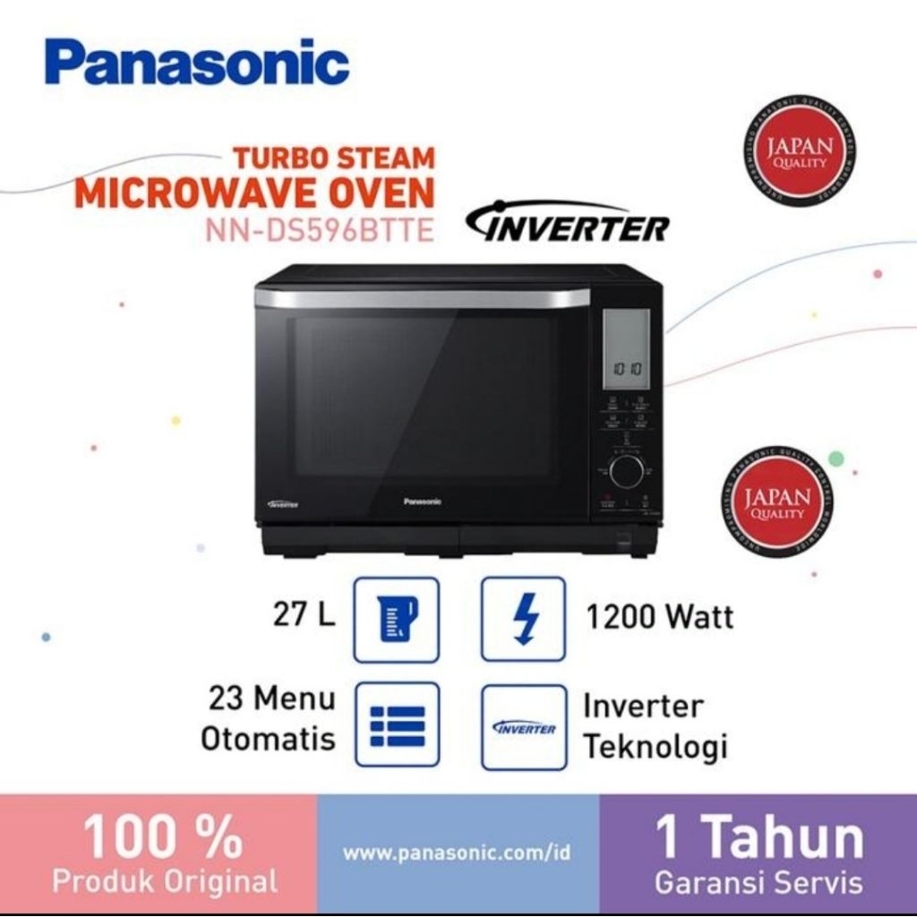 PANASONIC NN-DS596BTTE MICROWAVE OVEN TURBO STEAM INVERTER