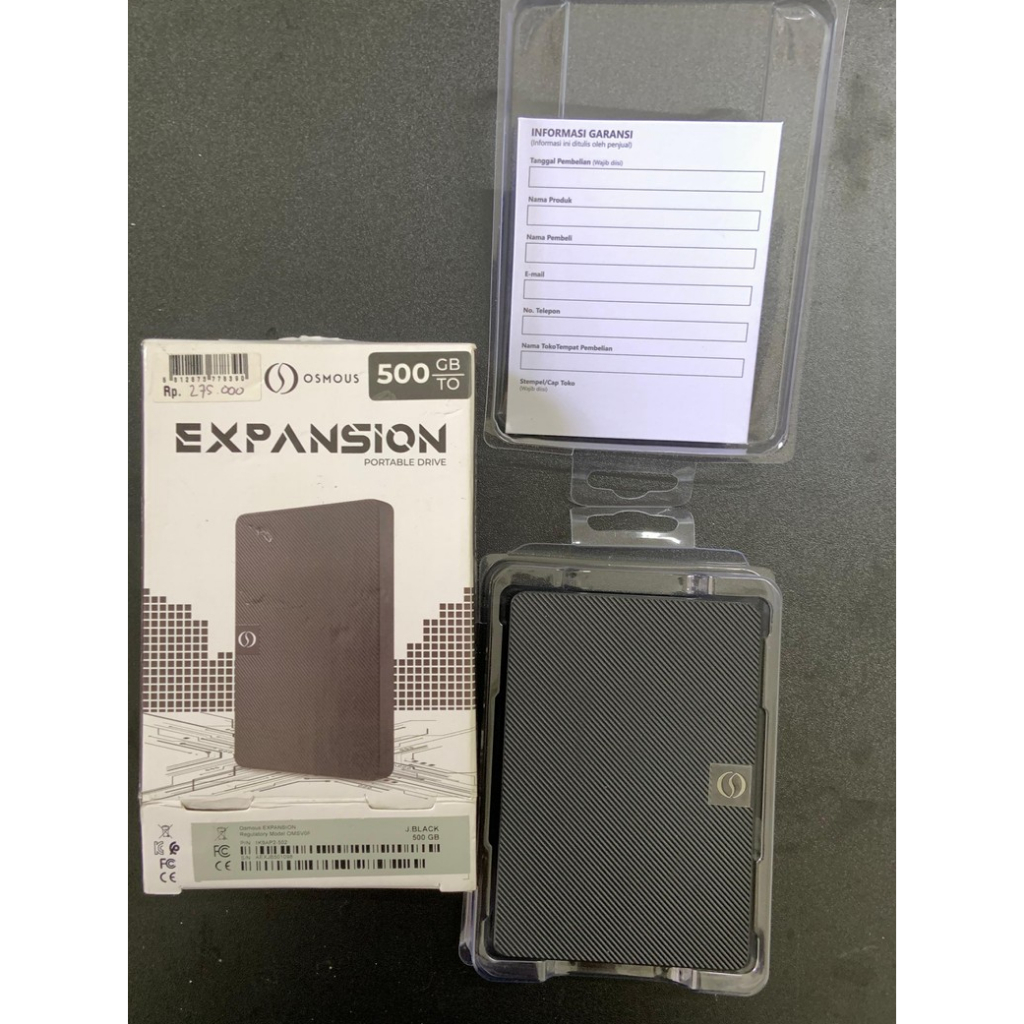 Osmous Expansion Hardisk HDD External 500GB USB 3.0 Portable Storage