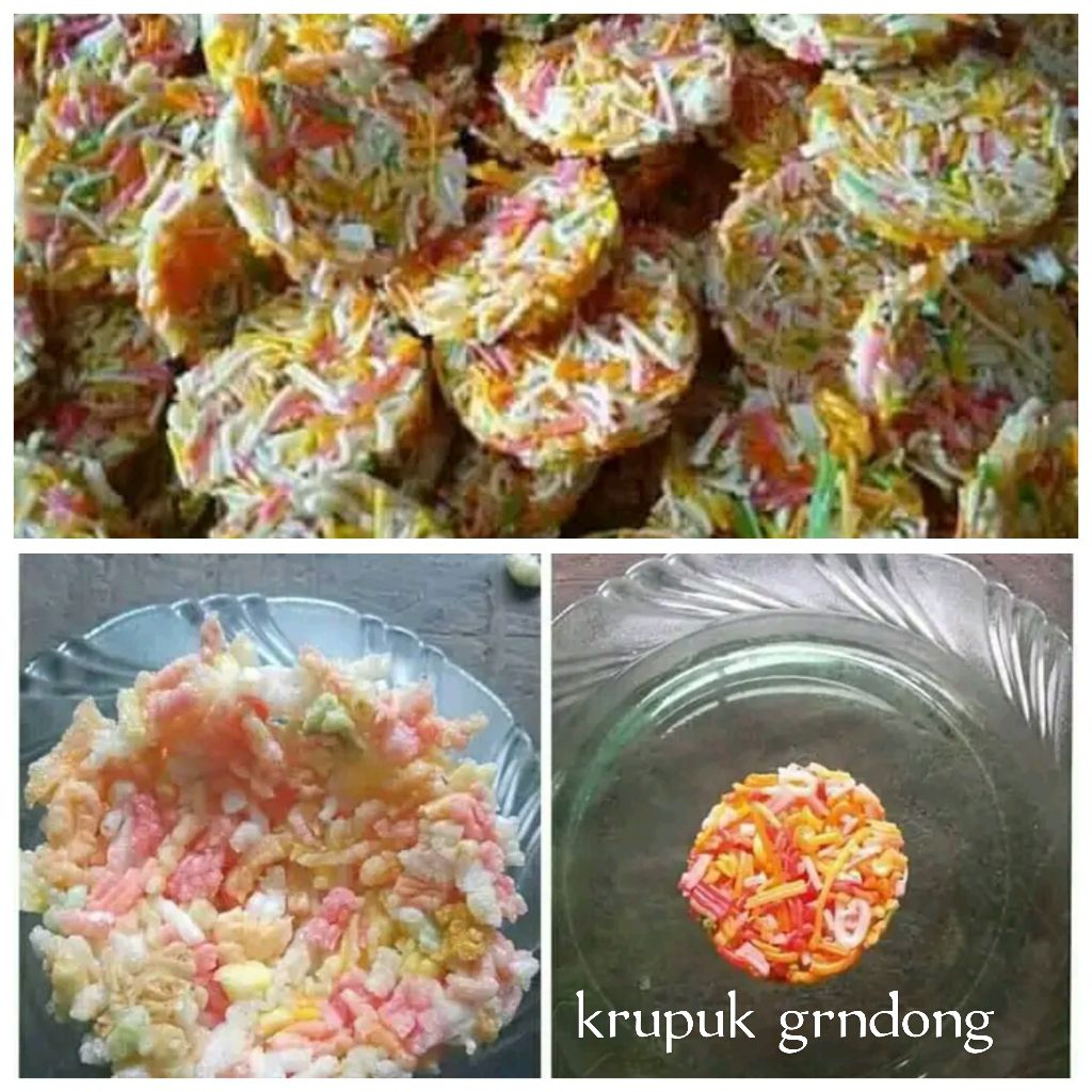 

kerupukgerandong kerupuk pelangi ( udah d jemur ) mentah