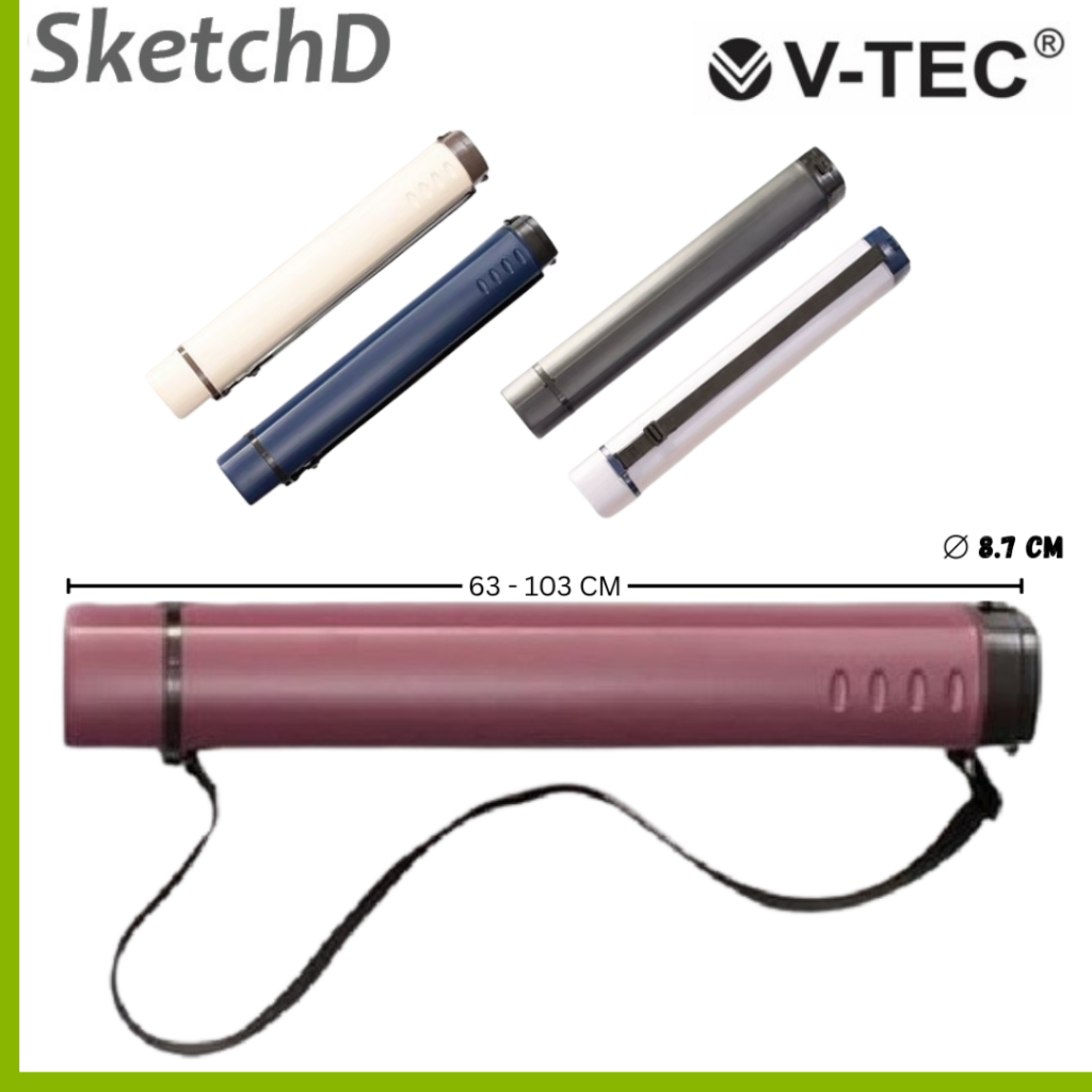 

Tabung Gambar V-tech 8.7 cm VT5007 Drafting Tube 87 mm 63 - 103 cm
