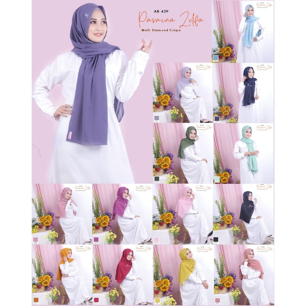 ABIKA HIJAB | Pasmina Zulfa | Gallery Aminah New