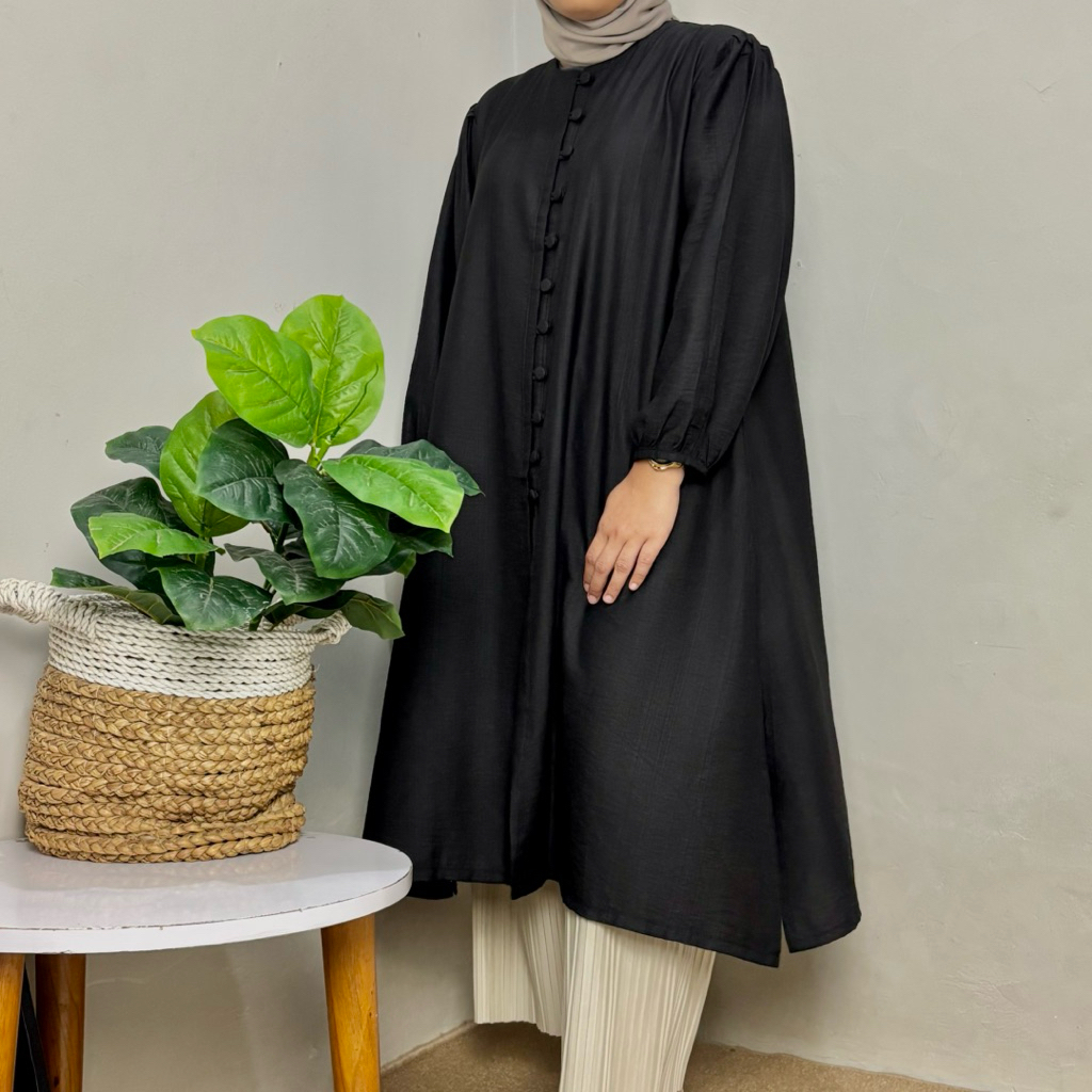 ZAIRA TUNIK (HITAM) BUMIL DAN BUSUI FRIENDLY