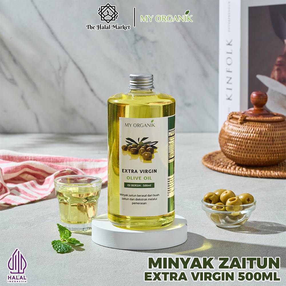 

My Organik Virgin Olive oil 100% Minyak zaitun EXTRA VIRGIN OLIVE OIL 500ML UNTUK MASAK