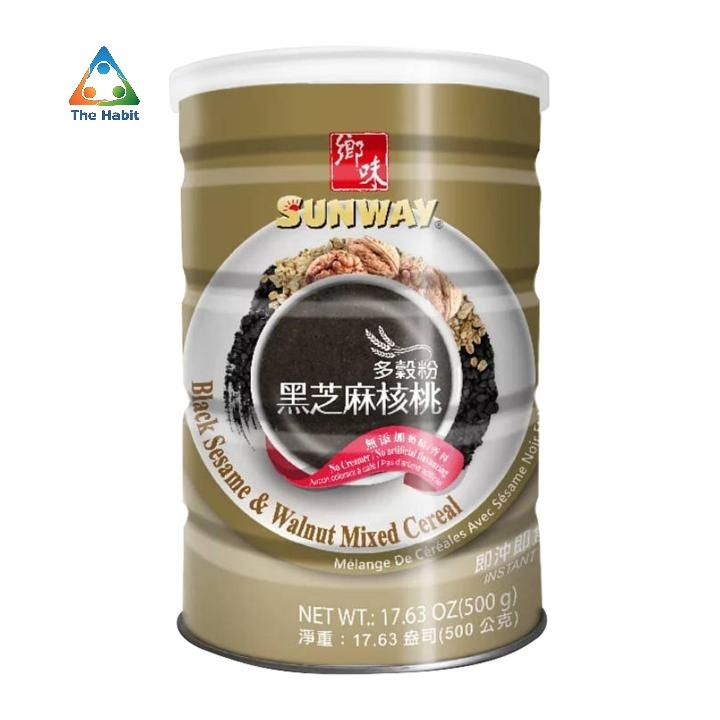 

(The Habit) Sunway Black Sesame And Walnut Mixed Cereal -500G