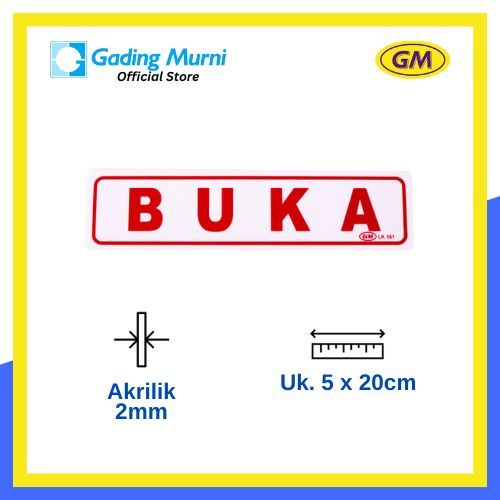 

GM LABEL BUKA LK-161 KECIL