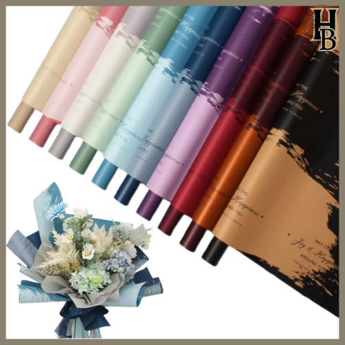 

Kertas Buket Bunga Flower Wrapping Paper Bi Color 2 Warna 6018