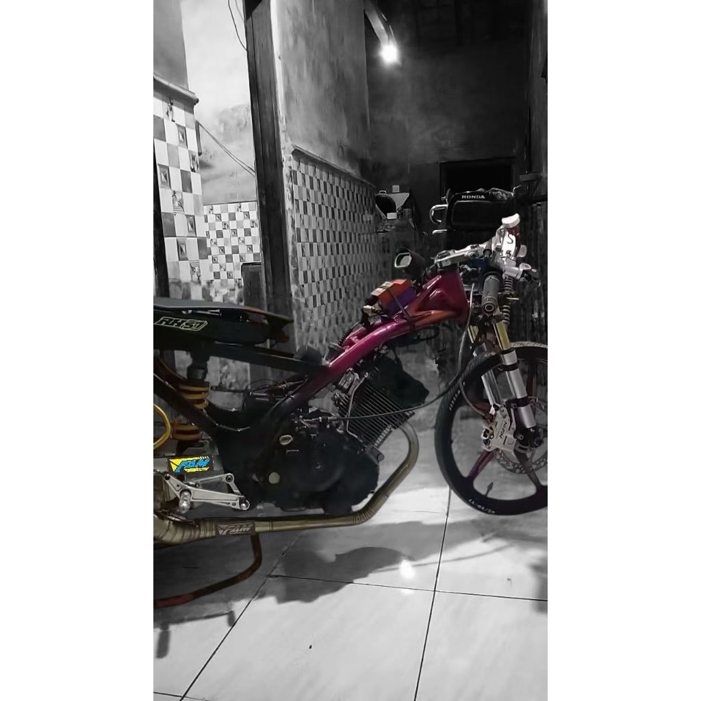 Header Leheran Knalpot Racing Satria Fu Porting Drag Harian