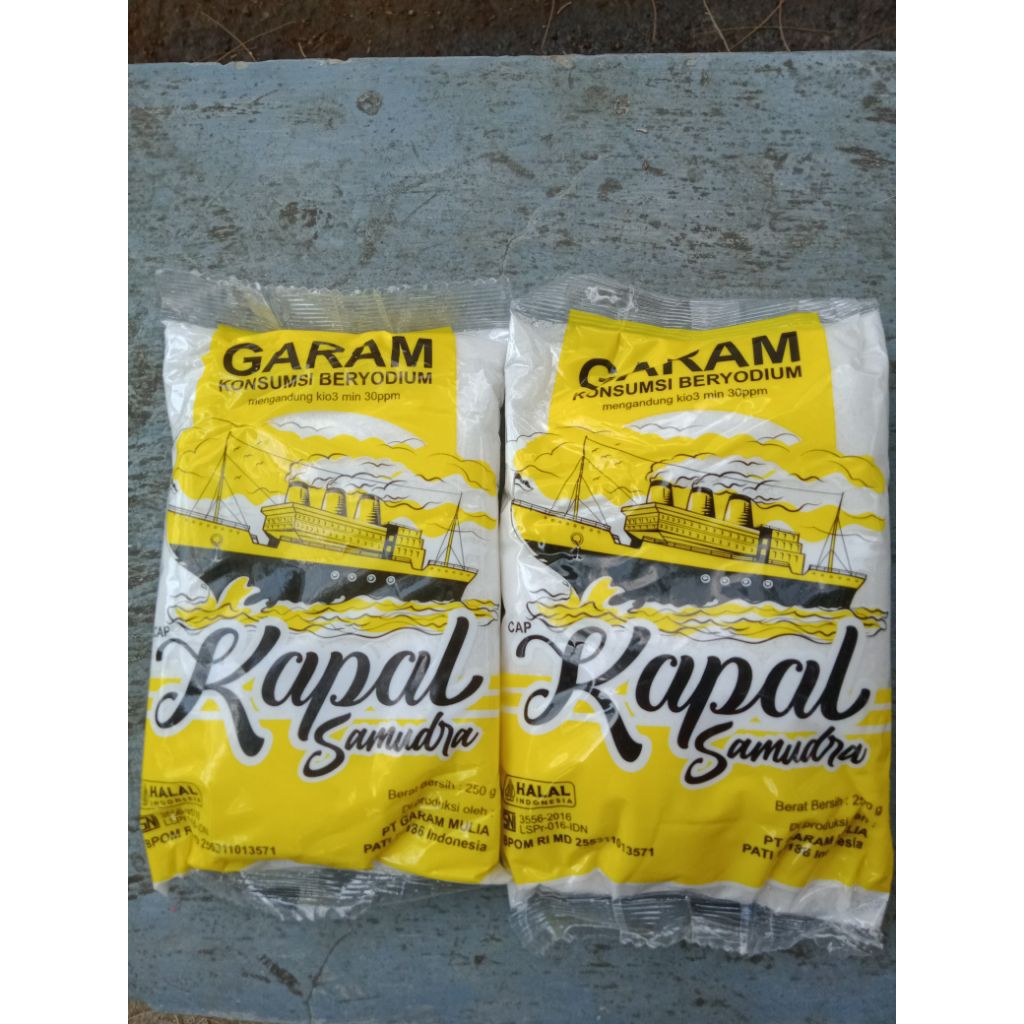 

Garam Kapal Samudra 250 gram
