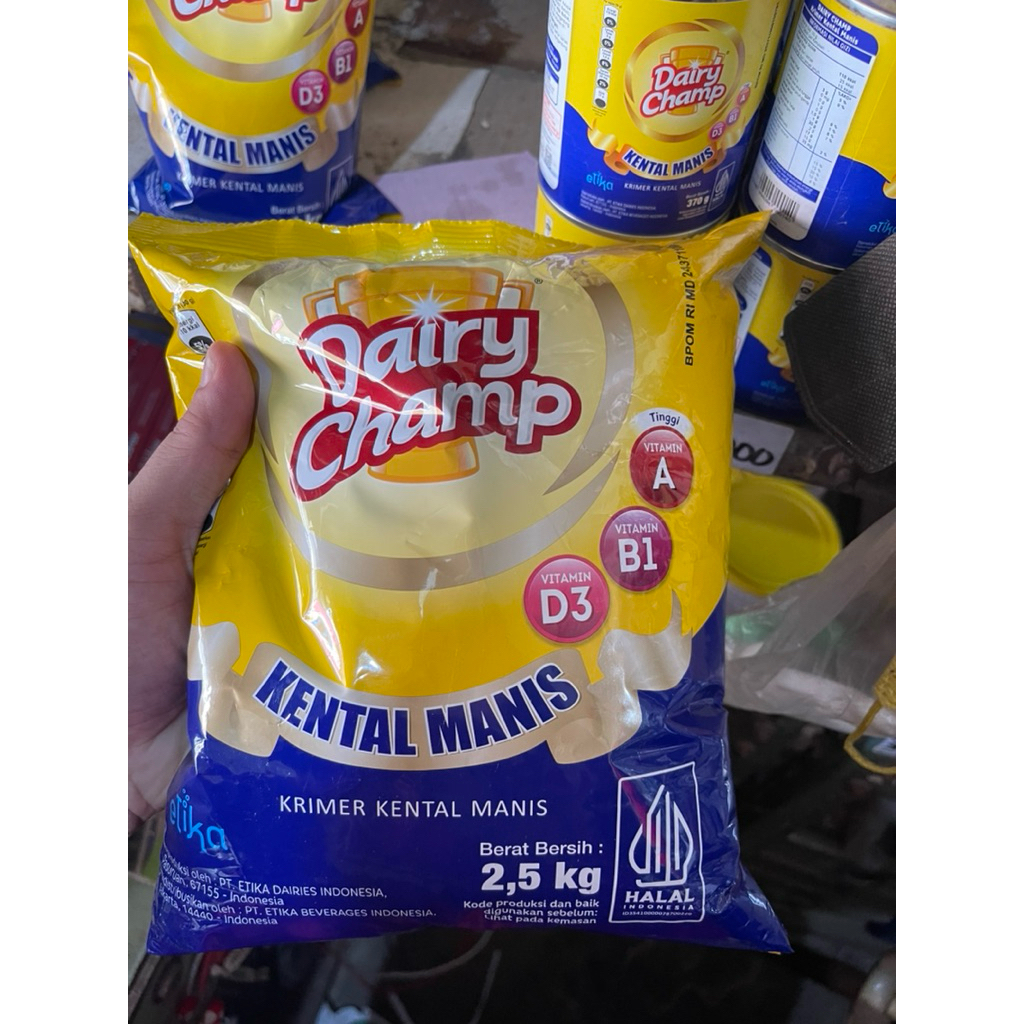 

susu kental manis dairy camp 2,5kg pouch