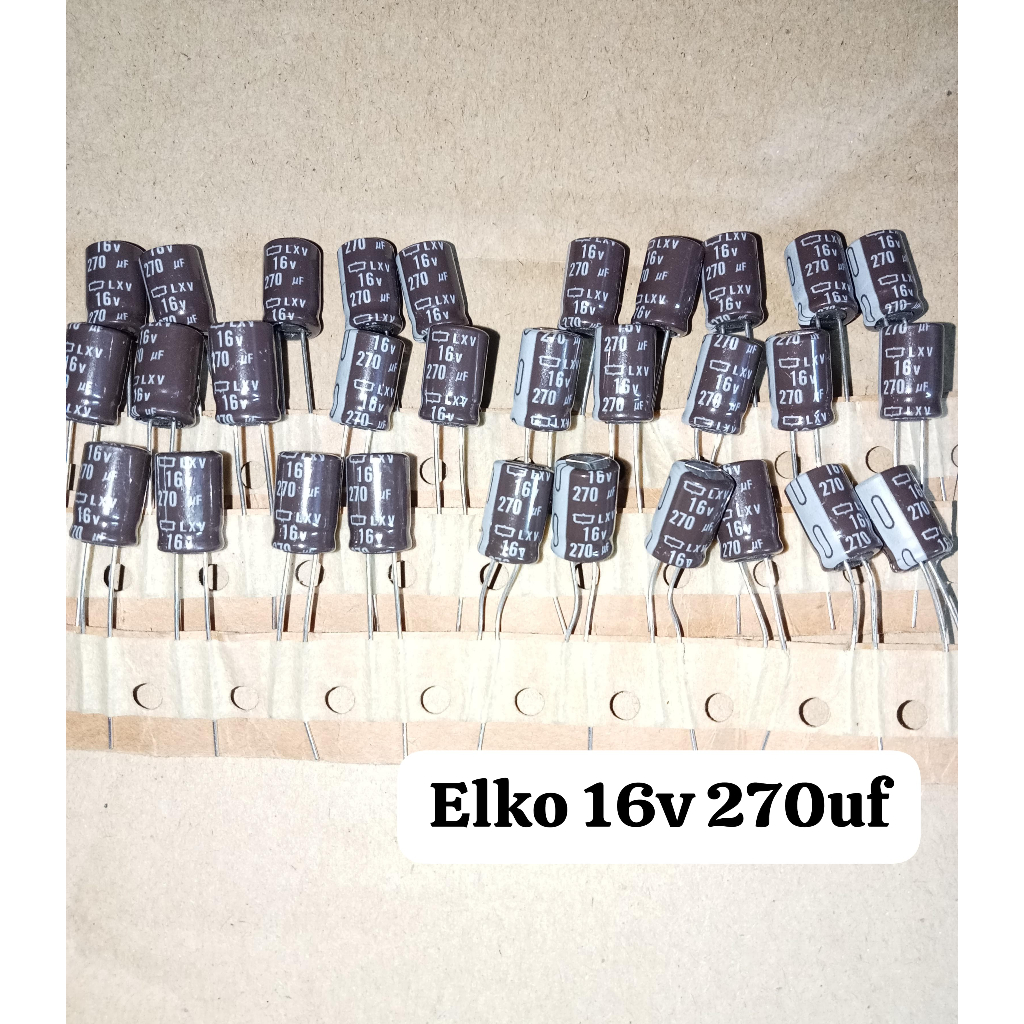 Elko 16v 270uf Elco 270uf 16v Original Renteng