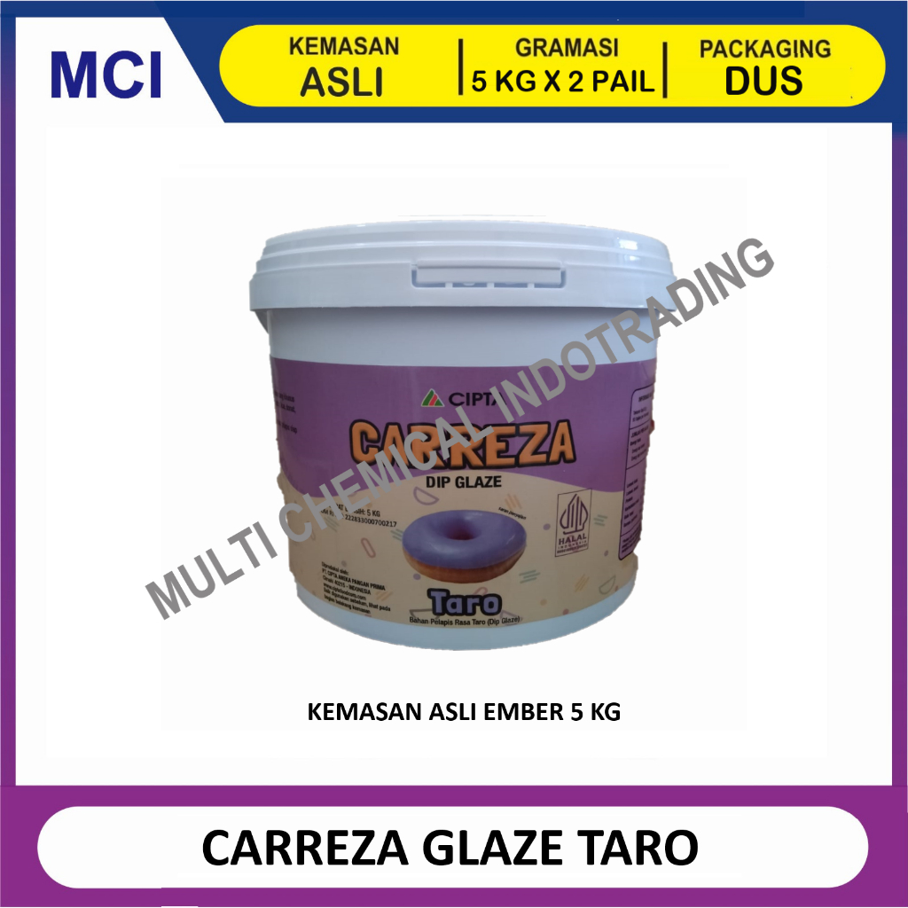 

GLAZE TARO 5 KG - 1 DUS 2 PCS / TARO DIP GLAZE SELAI OLESAN TOPPING