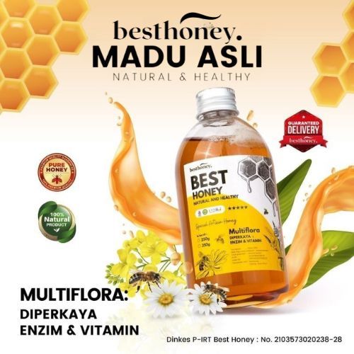 

Best Honey Madu Multiflora Asli Original 350gr