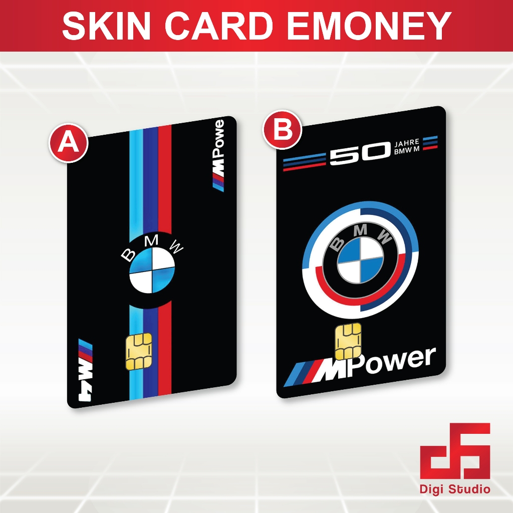 

Digi Studio - Skin Card Logo BMW Mpower - Emoney / Flazz / ATM / Credit Card