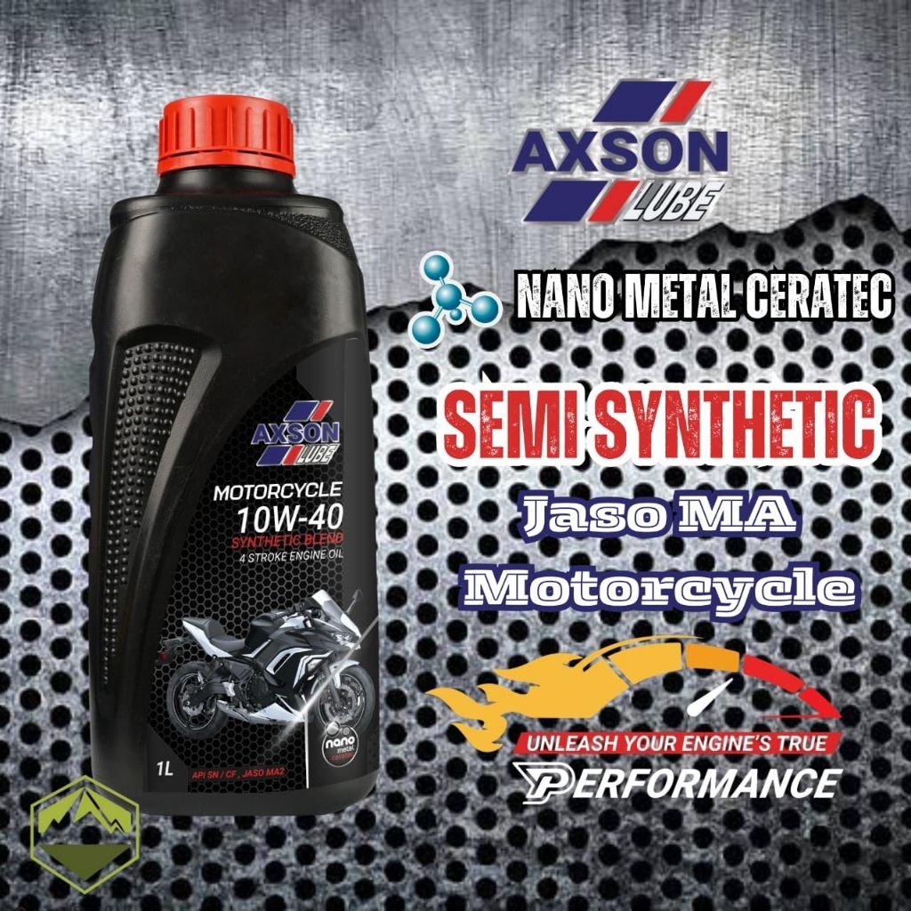 Axson Semi Synthetic Motorcycle Oil 10W-40 Jaso MA