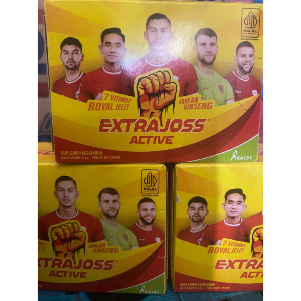 

Extrajos Active isi 12 sachet @ 4g