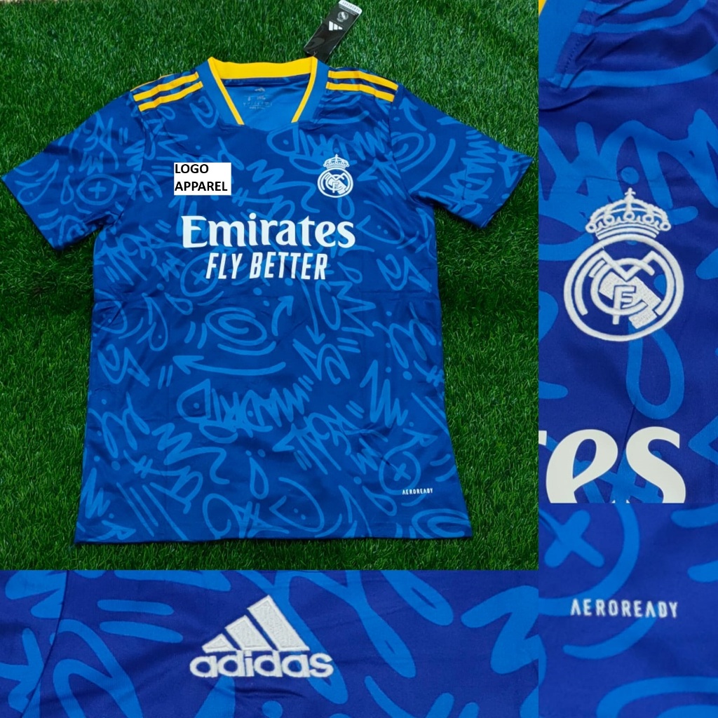 JERSEY RETRO VINTAGE MADRIDD AWAY 2021/2022 CLASICC | JERSEY BOLA VINTAGE MADRIDD 2021/2022