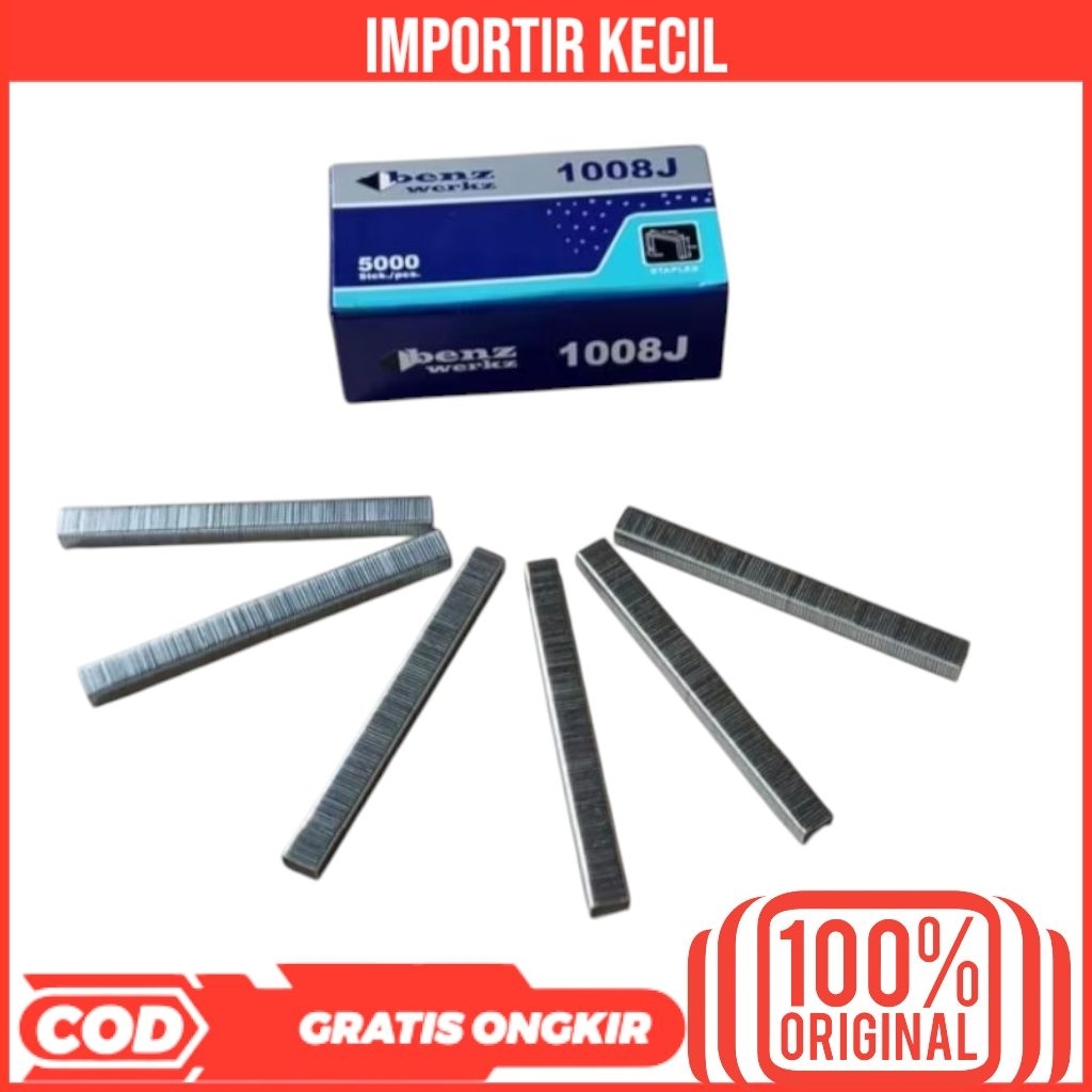 

BENZ 1008J ISI MESIN STAPLES PAKU / PAKU TEMBAK U MATA NAILER GUN 1008J