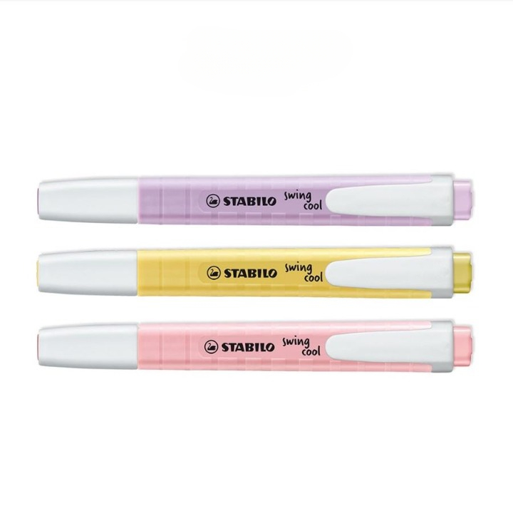 

Stabilo Swing Cool Isi 3 Pcs Pastel Highlighter Pen Marker Spidol Warna Warni Stationery Set Alat Tulis