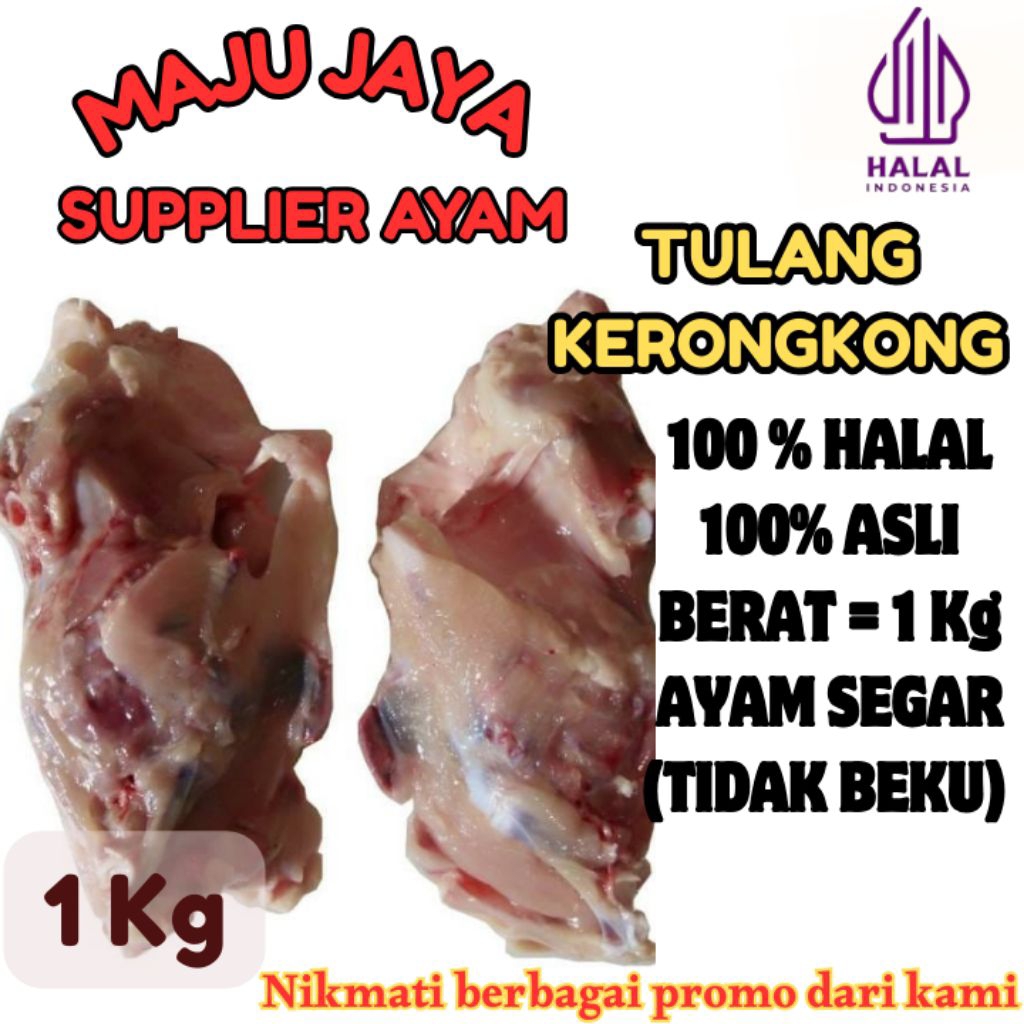 

TULANG KERONGKONG AYAM 1 Kg (1000gr) SEGAR / BERSIH / TULANG AYAM/ TOPING TULANG/DADA POLOS / TULANG /FRESH BERSIH / TIDAK BEKU / HALAL / AMAN DIKONSUMSI