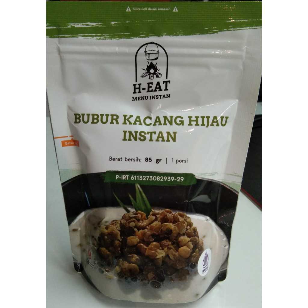 

Menu Kacang Hijau Instan Makanan Hiking H-Eat 85 gr | 1 Porsi