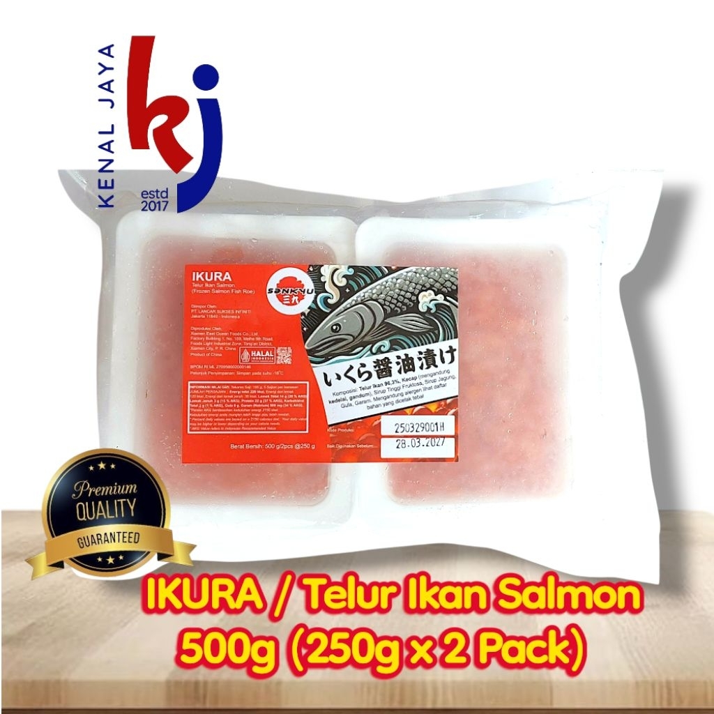 

IKURA / Salmon Roe ( Telur Ikan Salmon) 500g