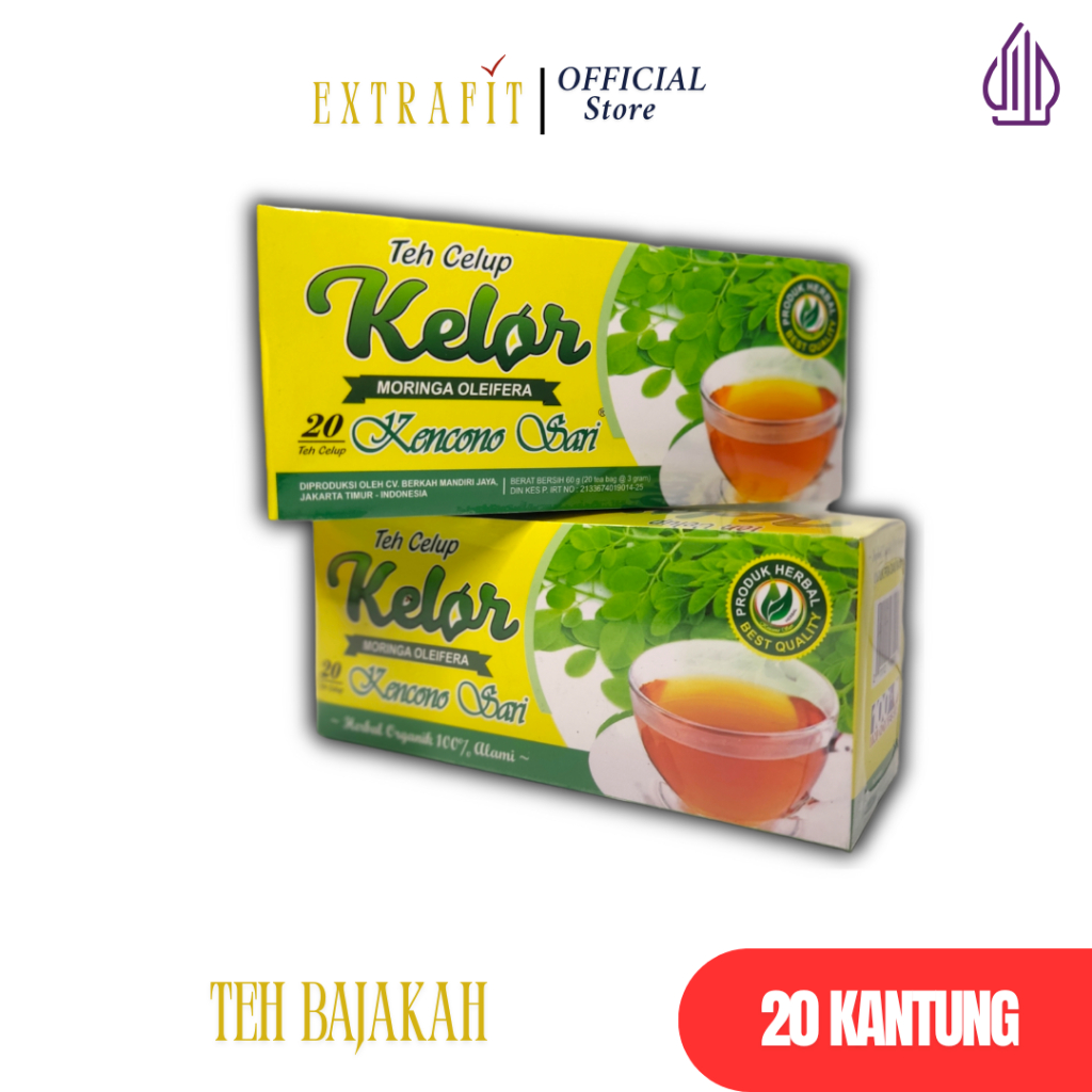 

Teh Daun Kelor Moringa Celup Kencono Sari Teh Herbal Kesehatan Alami Asli Original / Teh Celup