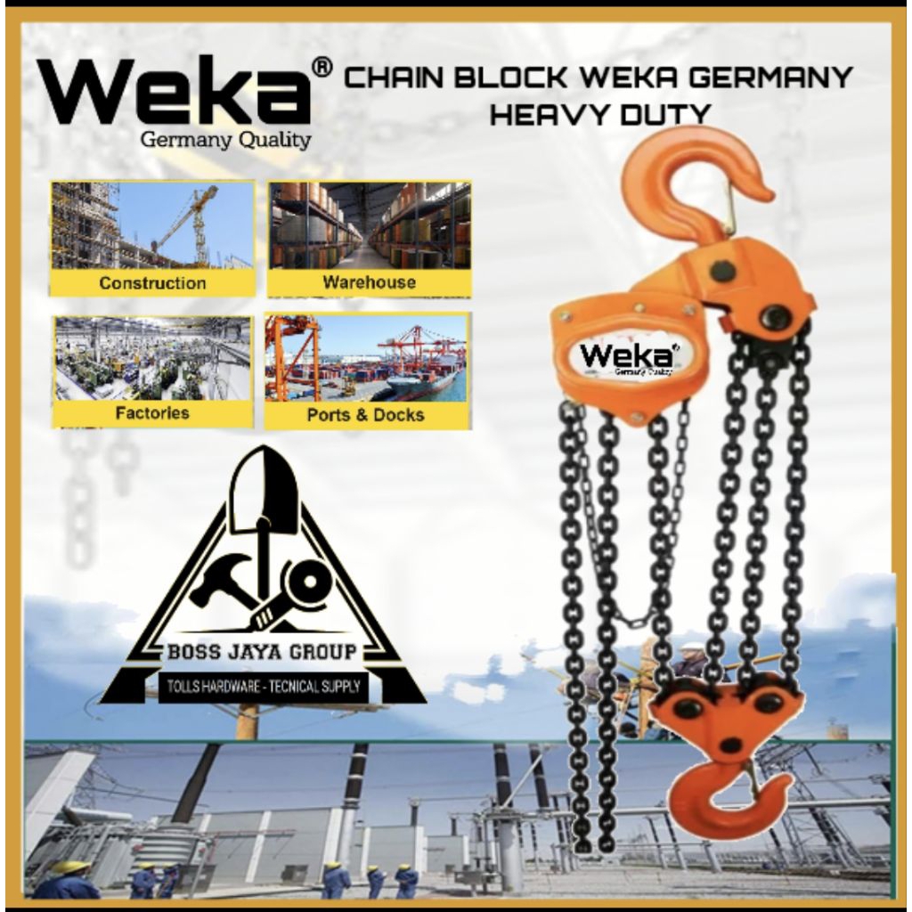 CHAIN BLOCK 10 TON X 5 METER WEKA GERMANY