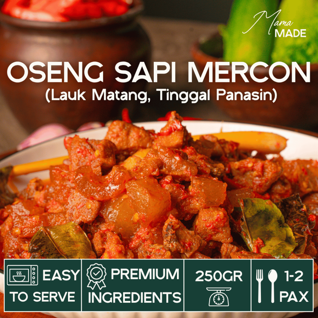 

[200GR] OSENG SAPI MERCON MAMAMADE SIAP SAJI