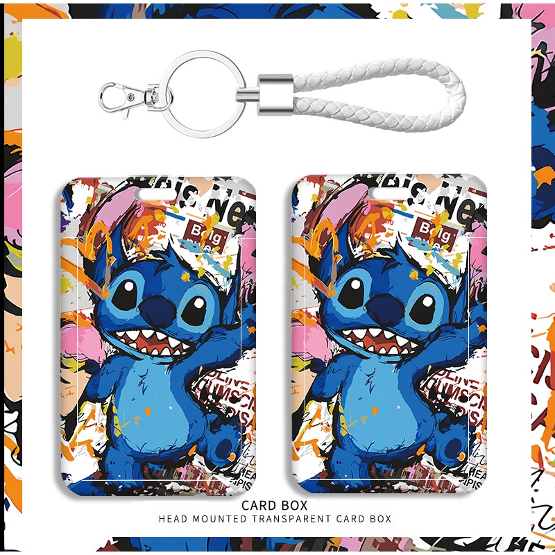 

Stitch dengan Gaya Graffiti dan lain-lain Kardus KTP Motif karakter Anime, Tempat Kartu Photo Card,id card holder, Desain Kawaii Gaya Jepang untuk Fans Unisex, sekolah, kantor, perjalanan, koleksi anime