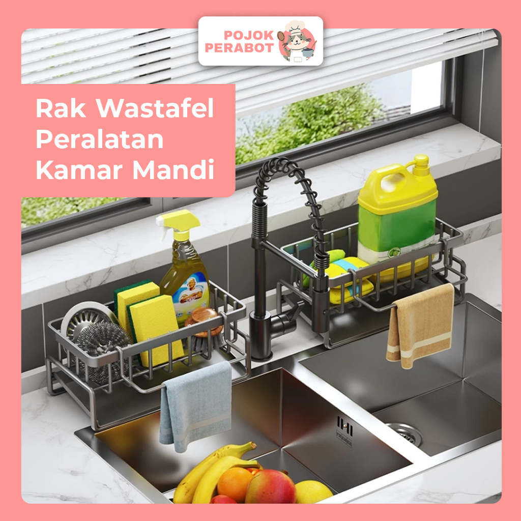 Rak Spons Cuci Piring Rak Wastafel Cuci Piring Tempat Spons Cuci Piring Rak Cuci Piring Wastafe