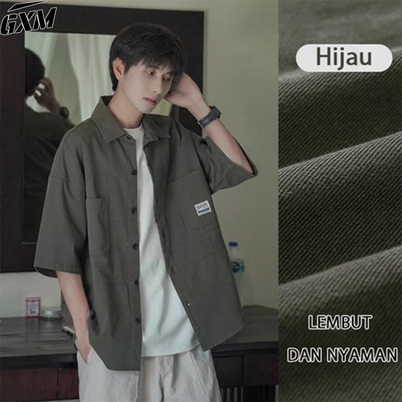 manset lengan pendek gamis santai kekinian baju santai atasan lengan pendek kemeja santai baju koko 