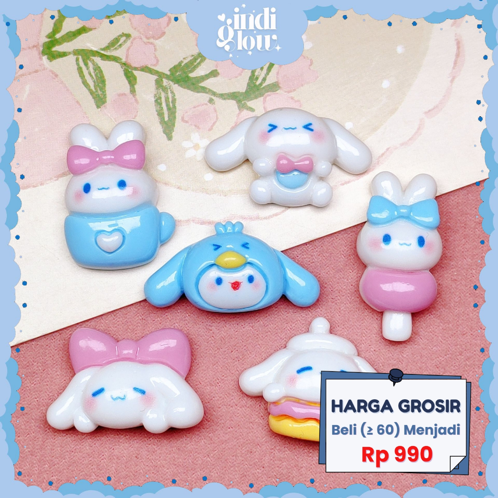 

IG Resin Clay Stiker 3D Free Lem DIY Aksesoris Dekorasi Botol Minum Case HP Motif Cinnamoroll Murah