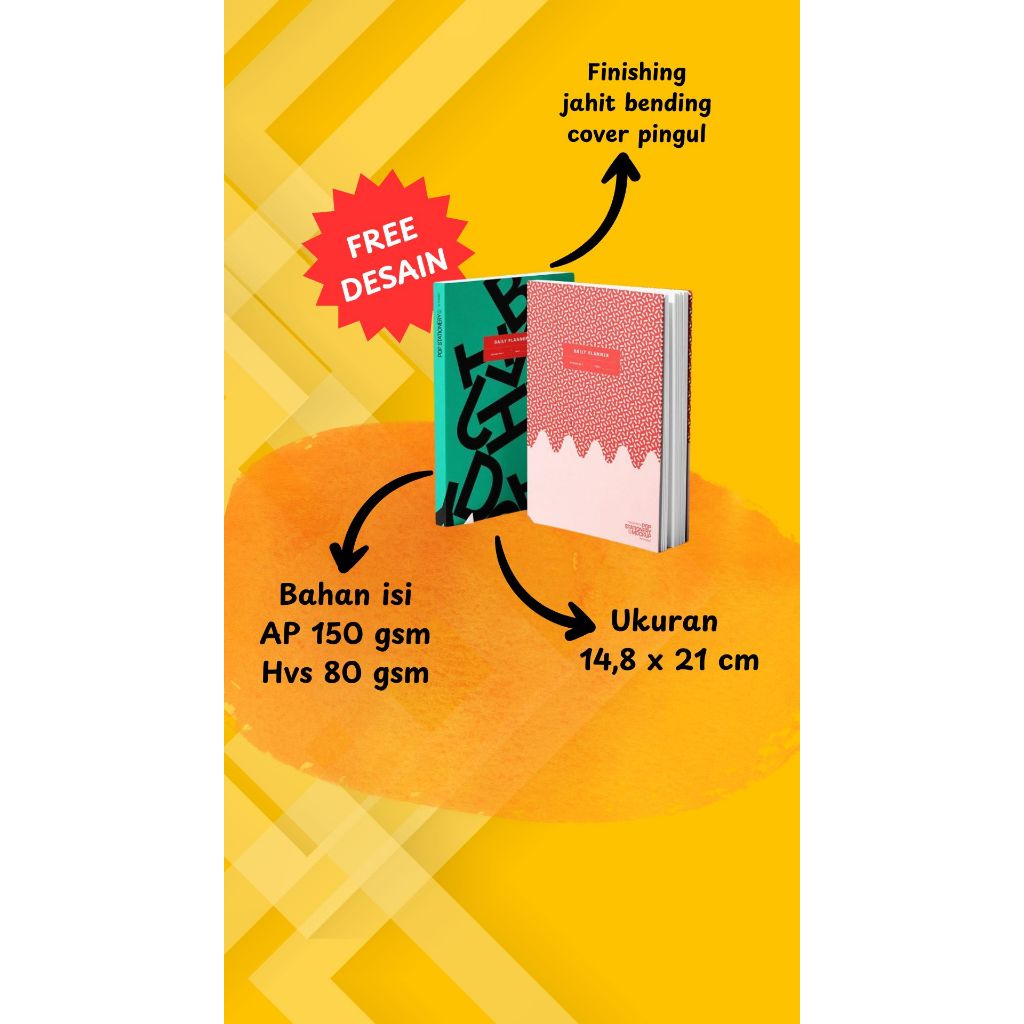 

note book custom buku hard cover custom