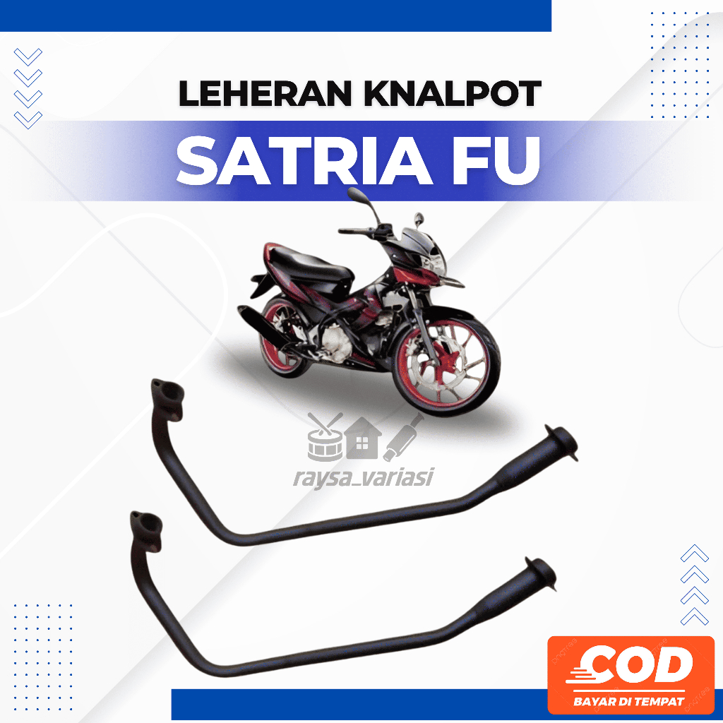 Leheran Knalpot Satria FU Karbu – Model Standar Ori