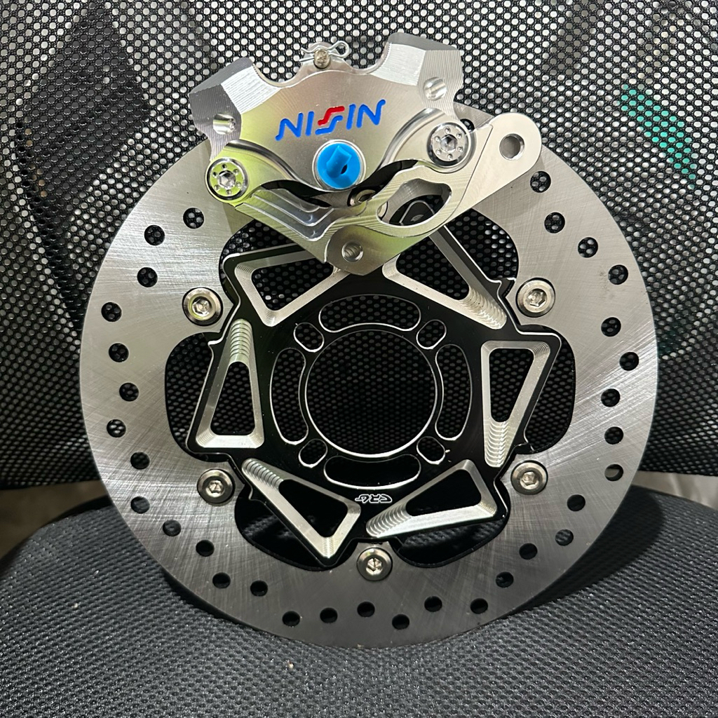 Paket Breket + Kaliper Nisin 2P + Piringan 260 mio Sporty 5tl, smile, soul, xeonKaliper nisin buterf