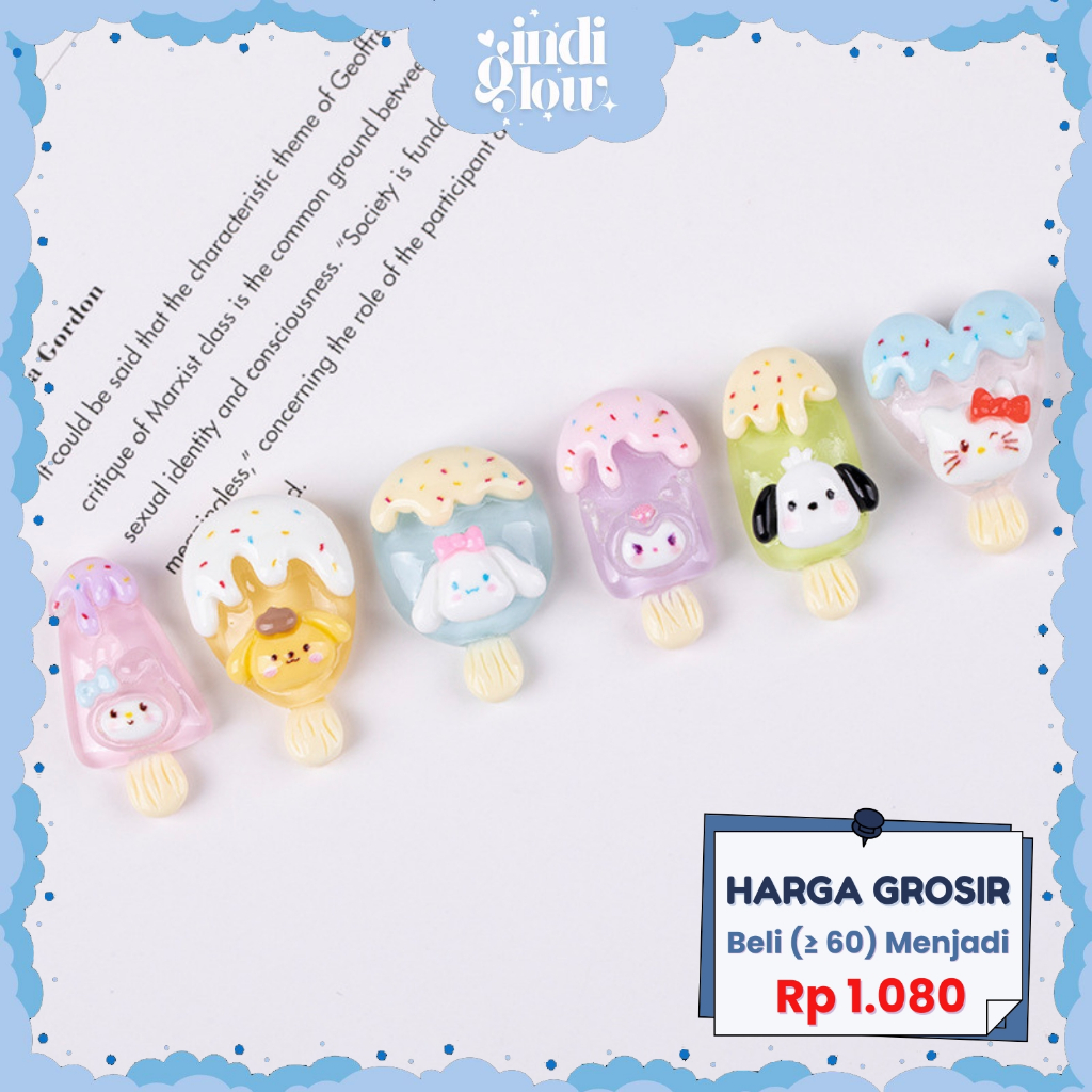 

IG Stiker 3D DIY Hiasan Dekorasi Case HP Lucu Imut DIY Botol Minum Motif Kartun Sanrio Lucu 3D-007