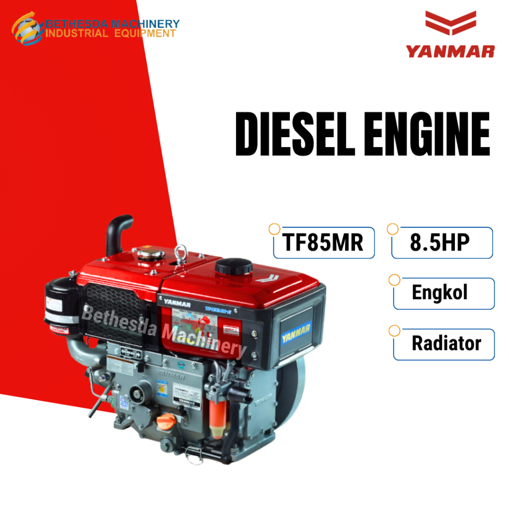 Mesin Serbaguna 8.5 Hp YANMAR TF.85 MR Radiator/Diesel Penggerak 8.5 PK