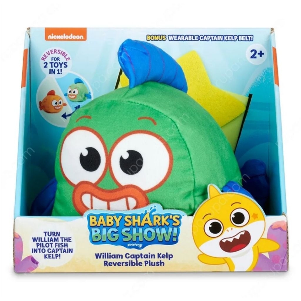 Wowwee Boneka Plush William Reversible 61328