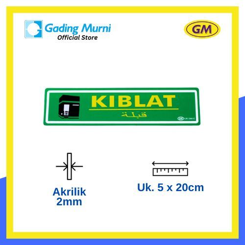 

GM LABEL KIBLAT LK-244 KECIL WARNA