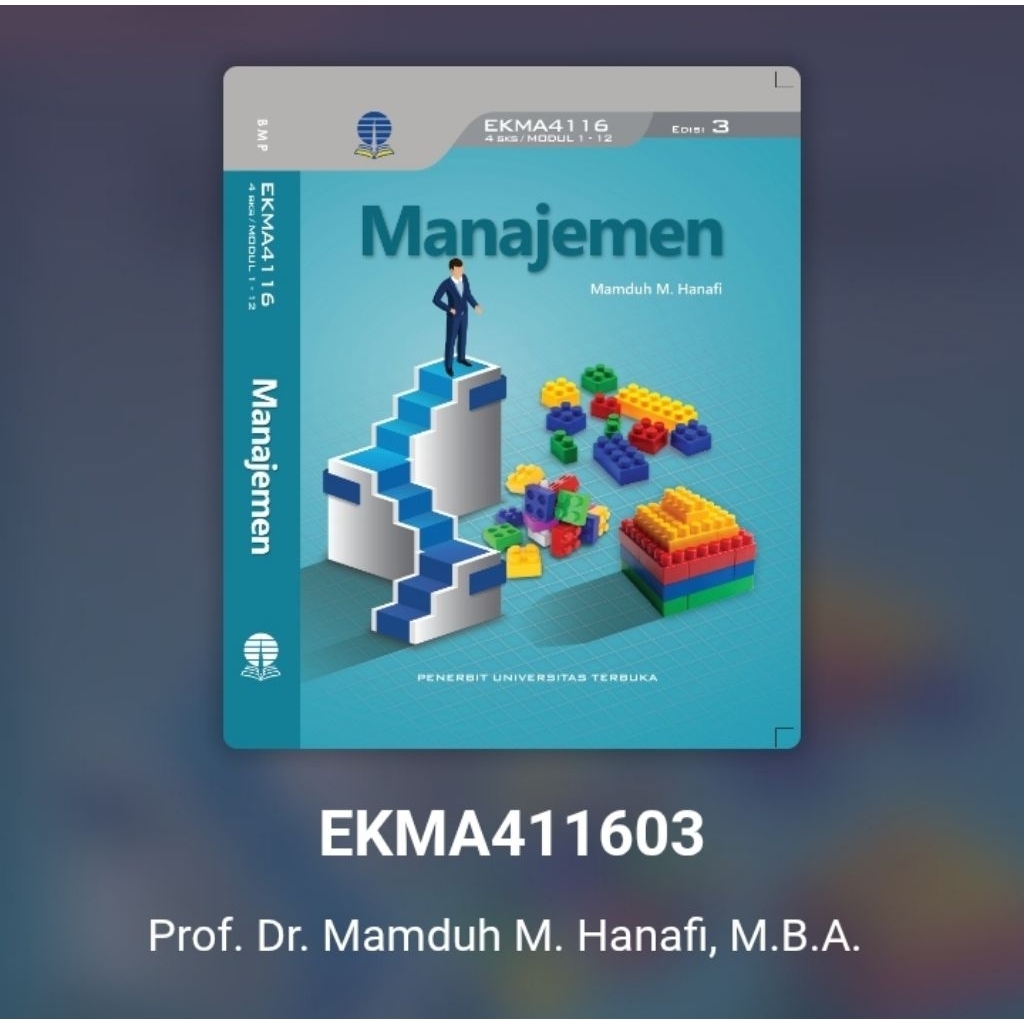 Buku Manajemen EKMA4116 UT