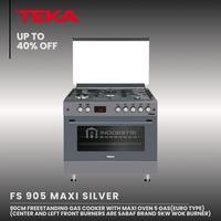 Kompor Freestanding Cooker TEKA FS 905 MAXI SILVER / TEKA Kompor Gas dengan Oven