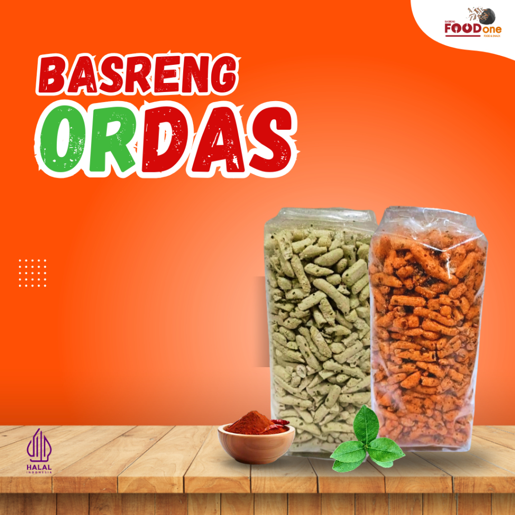 

Basreng Pedas Daun Jeruk 2Kg FOOD ONE SNACK