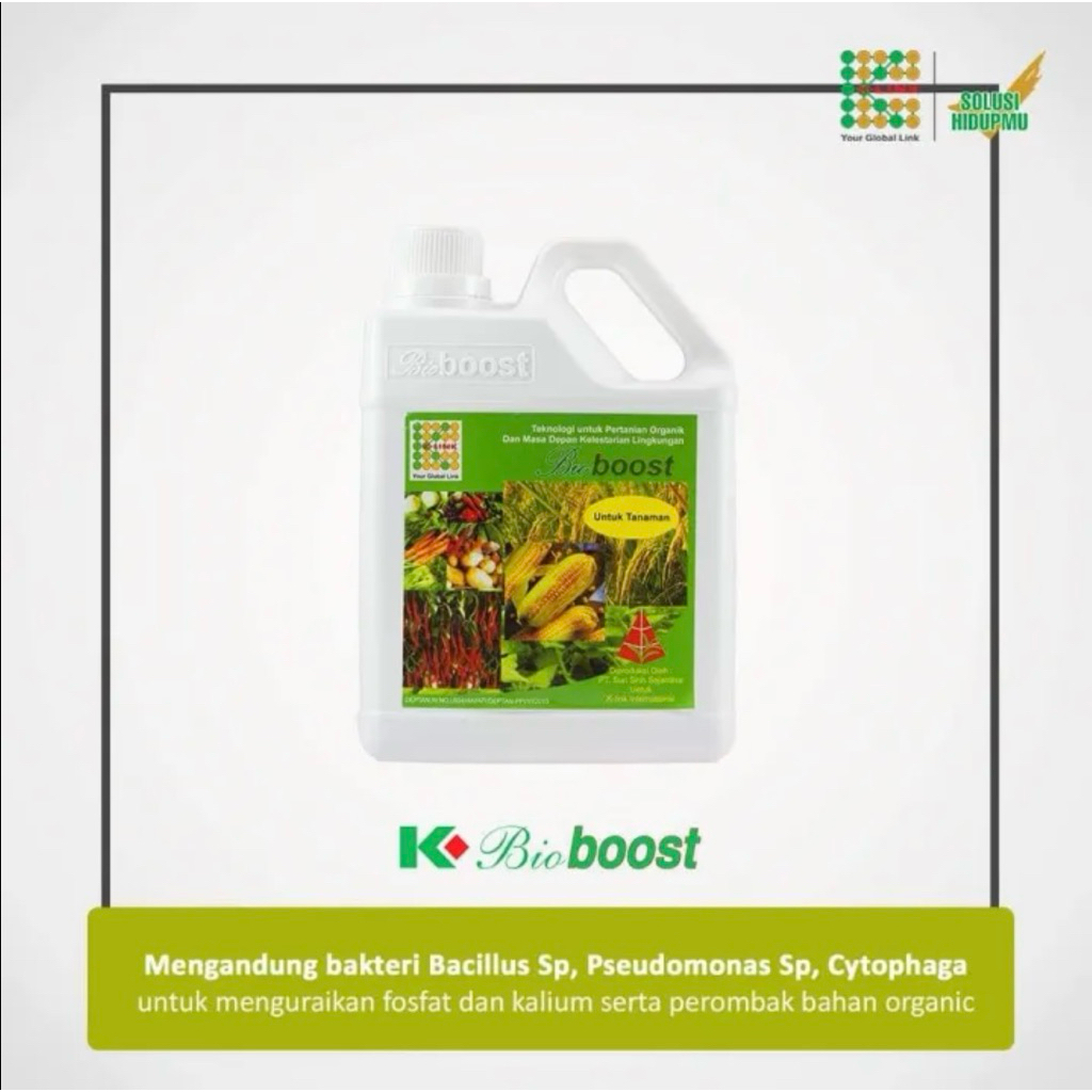 [PAKET HEMAT] K-Link K-BioBoost Original (6 Pcs) Pupuk Cair Organik Hayati BioBoost Pupuk Pertanian,